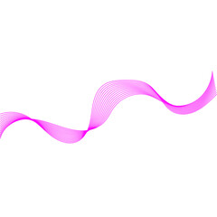 Shape, adesivo detalhe futurístico em forma de ondas 3d. Forma de distoção com ondas entrelaçadas. Rosa com roxo. Com fundo transparente.