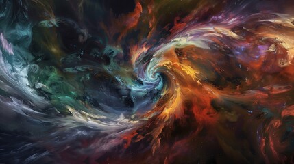 A whirlwind of hues swirling in a cosmic embrace, their beauty transcending the boundaries of space and time to create a spectacle that is truly breathtaking.