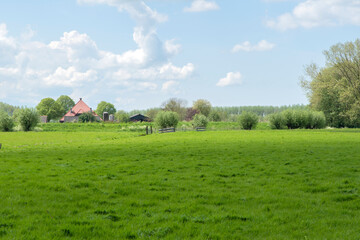 Farmland In The Background At Abcoude The Netherlands 5-5-2024