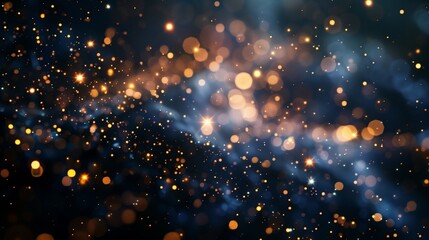 Incandescent wisps of light dancing in the void, like fireflies in the darkness.