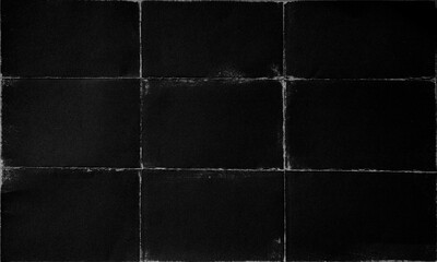 Black paper texture folded