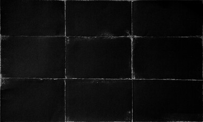 Black paper texture folded