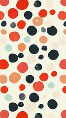 Fototapeta premium Polka dot patterns for a fun and playful vibe
