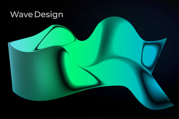 wave fluid background summer, bright, modern blue coolers display design theme design.