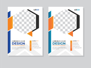 creative vector modern book cover design