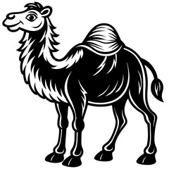 bactrian-camel-cartoon-vector-illustration 