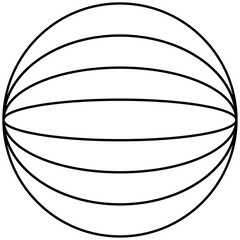 Shape, adesivo detalhe futurístico em forma de círculo, bola 3d. Forma redonda com quadrados. Preto. Com fundo transparente.