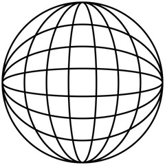 Shape, adesivo detalhe futurístico em forma de círculo, bola 3d. Forma redonda com quadrados. Preto. Com fundo transparente.