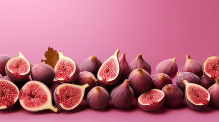 Purple figs fruit