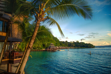 Beach Island Resort in Samal Island Philippines in South East Asia