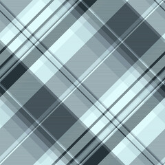 Seamless plaid pattern of background tartan texture with a vector fabric check textile.