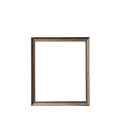 TRANSPARENT PNG ULTRA HD 8K An empty, plain painting frame rests at the very edge of a transparent background, ready for a masterpiece