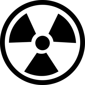 recommend clip art: radioactive vector black icon flat or outline radiation caution symbol. Transparent background. Radiation, product sign and debris . Ideal for catalogs of institutional materials.