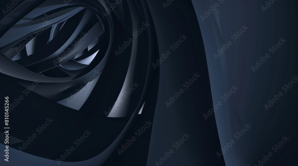 Poster abstract dark twisting shapes background