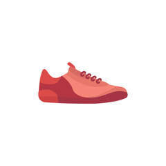 Sneakers vector icon. Shoes stylish logo colored. Sports shoes vector. Running symbol. Sneaker icon on a white background vector. Vector illustration.