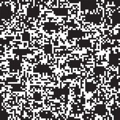 Fototapeta premium Black and white pixel background. Vector illustration for your graphic design. 