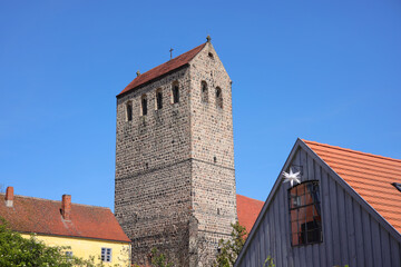 The town church of St. Crucis Ziesar, state of Brandenburg - Germany