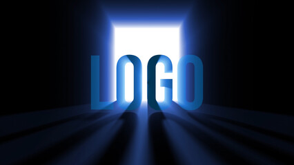 Volumetric Light Door Logo