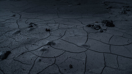 Dry cracked earth background. Drought, global warming concept.
