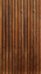 Fototapeta premium Brown Wood Slats with Varied Heights