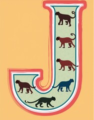 letra J (ilustración 1).