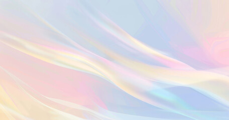 Obraz premium Ethereal abstract background with flowing waves in pastel colors, perfect for design projects needing a touch of softness and dreamlike quality with a modern aesthetic