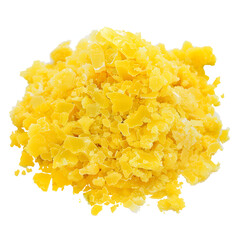 Sulfur isolated on white background, space for captions, png
