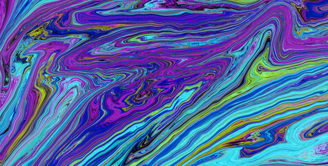 Quirky and Playful Technicolor Wonderland with a Burst of Colors and Abstract Geometric Shapes