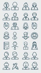 Fototapeta premium Business icon set