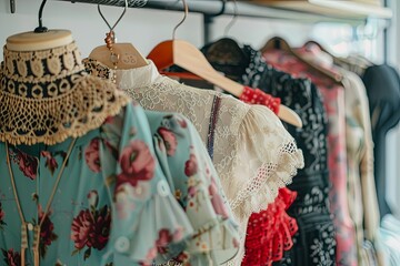 Immerse yourself in the world of vintage clothing that celebrates the artistry and elegance of...