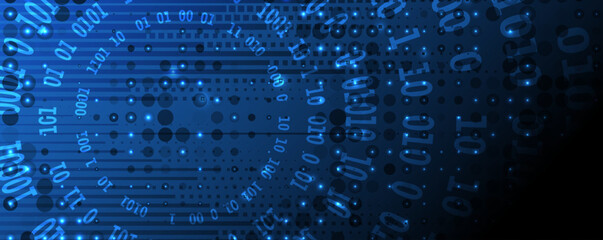 Technology abstract futuristic science background for internet business. Big data concept.Vector art.