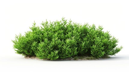 3d illustration of juniperus sabina bush isolated on white background digital botanical rendering