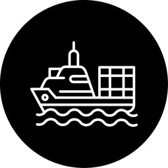 Naklejka premium Ship Icon