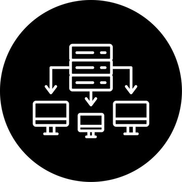 Cluster Computing Icon