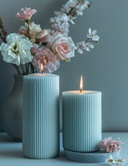 Two Vases With Flowers