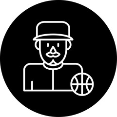 Basketball Player Icon