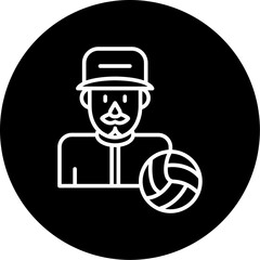 Volleyball Player Icon