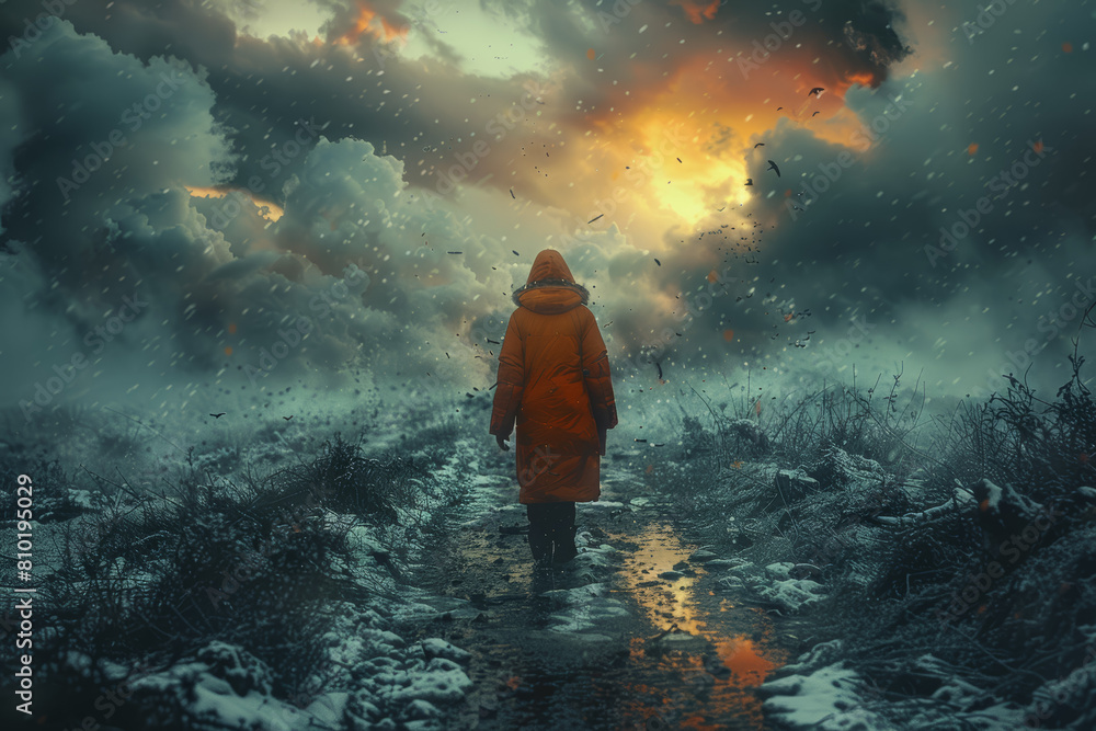 Poster the overwhelming urge to flee from your current situation, even if it means abandoning everything yo