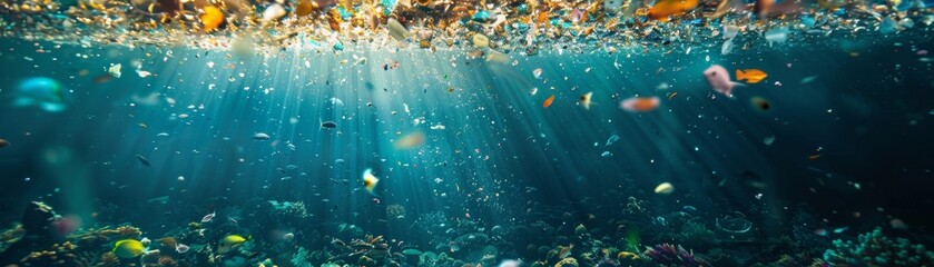 The ocean is full of beauty, but also full of trash