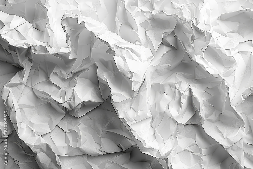 Poster the bumpy, irregular texture of crumpled paper, reminiscent of creativity and brainstorming. concept