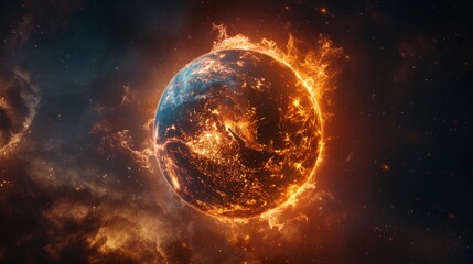 The world is on fire. Global warming is real. We need to act now.
