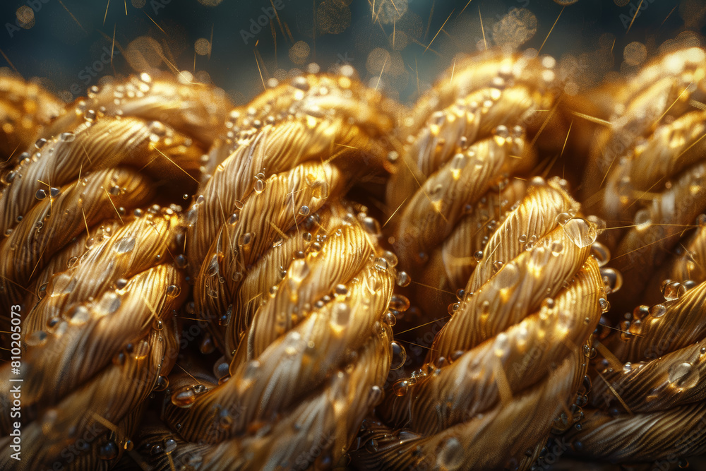 Poster grasping at the threads of possibility, weaving them into the fabric of ambition. generative ai.