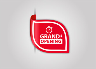 red flat sale web banner for grand opening banner and poster