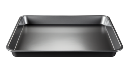Baking Tray isolated on transparent png background. Generative ai