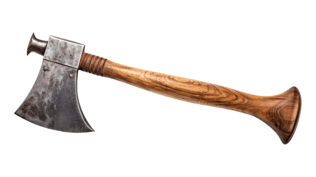 Axe isolated on transparent png background. Generative ai