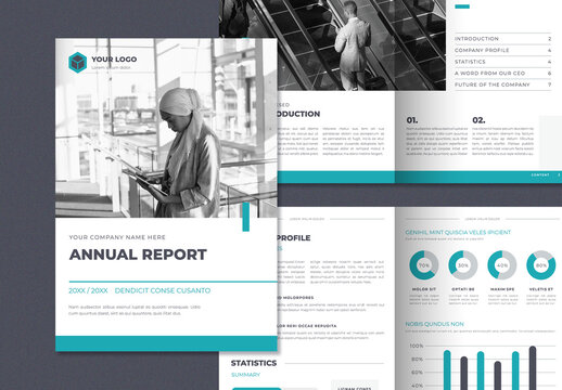 Modern and Minimal Annual Report