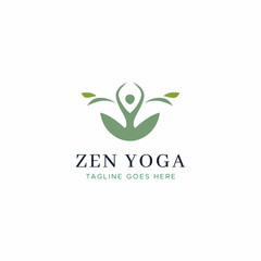 Yoga meditation logo fitness logo handstand logo yoga sign meditation logo yoga fitness icon vector