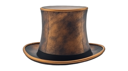 magicians hat isolated on transparent png background. Generative ai
