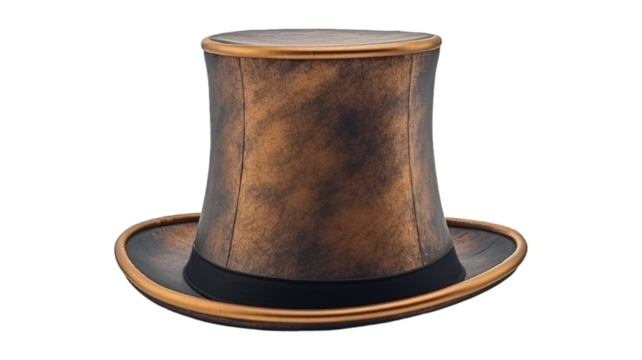 magicians hat isolated on transparent png background. Generative ai