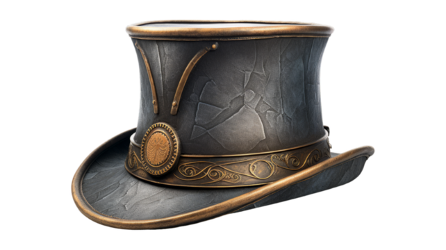 magicians hat isolated on transparent png background. Generative ai